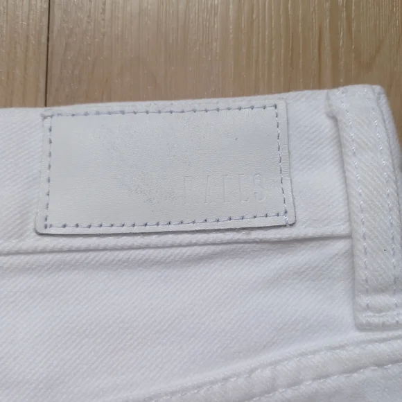 Rails Atwater Slouchy Straight Jeans White Blanche 25W NWT High Rise Boho - Picture 10 of 15